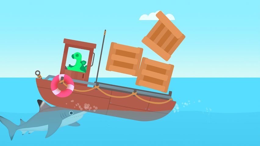 Screenshot 1: Dinosaur Submarine - for kids