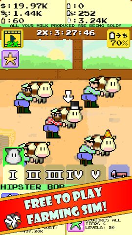 Screenshot 1: 🐄Milk Away! - Idle Cow Game