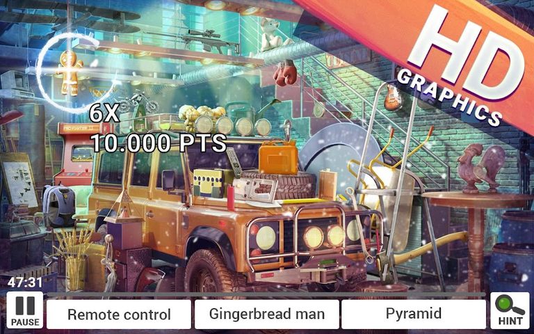 Screenshot 1: Hidden Objects House Cleaning – Rooms Clean Up
