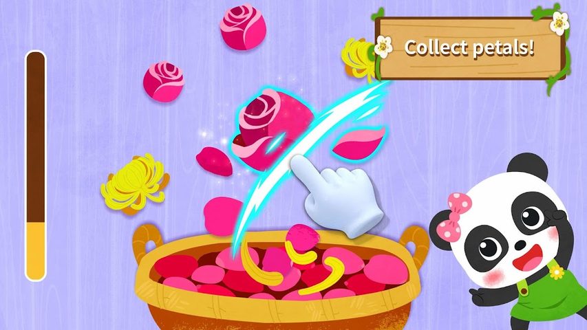 Screenshot 2: Little Panda's Flowers DIY