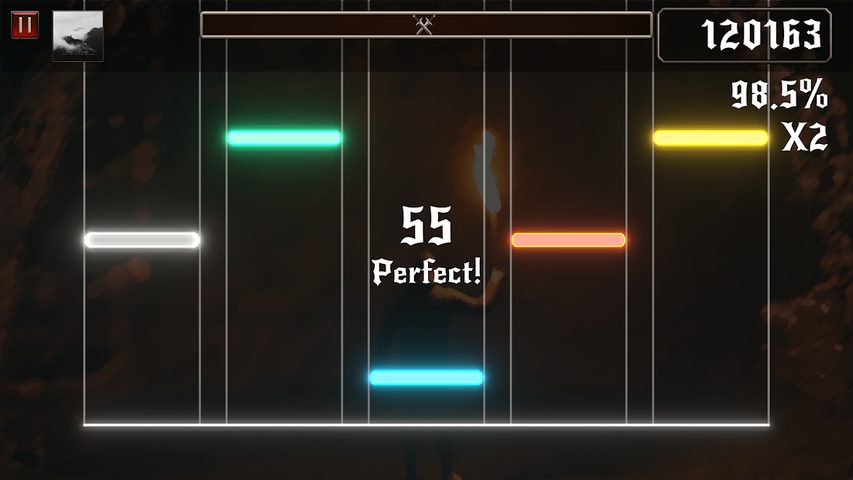 Screenshot 3: Rhythmetallic: Metal Rhythm