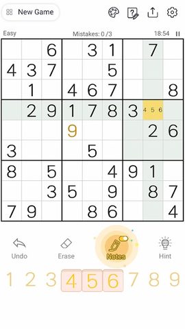 Screenshot 3: Sudoku: Classic Number Puzzle