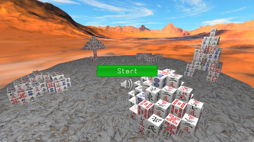 Screenshot 1: Mahjong Cubic 3D