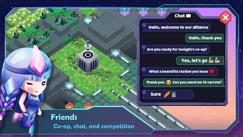Screenshot 4: SciFarm - Farming Game in the space, City-building