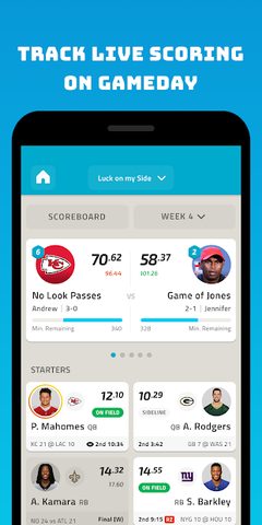Screenshot 1: NFL Fantasy Football