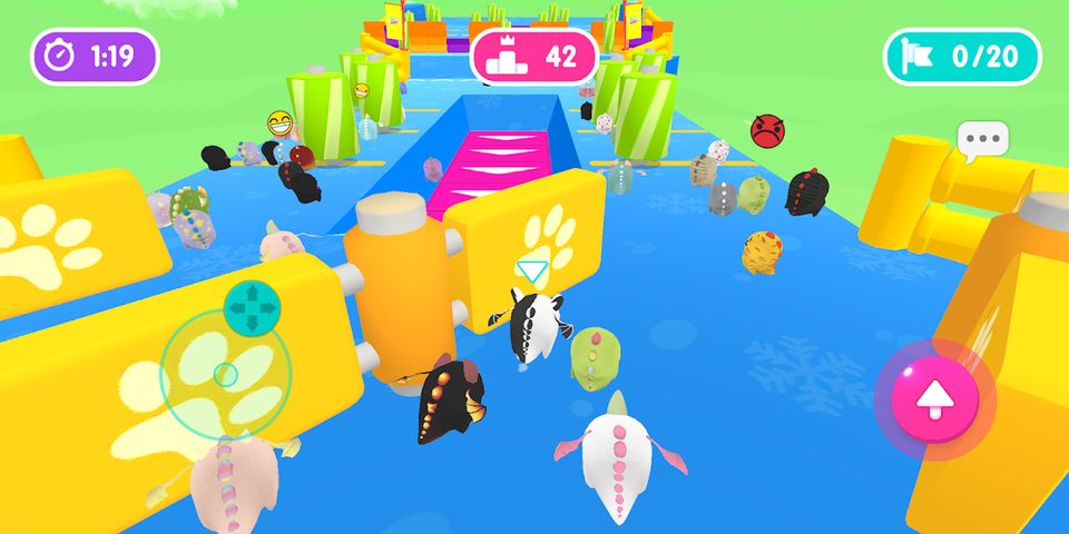 Screenshot 4: Fall.io - Race of Dino