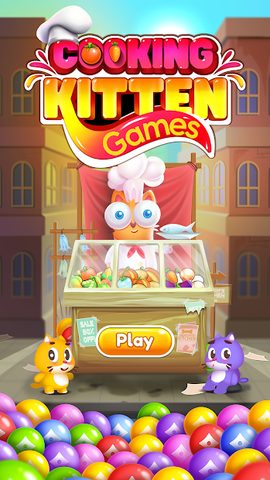 Screenshot 3: Bubble Shooter - Kitten Games