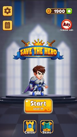Screenshot 1: Save The Hero - Merge Puzzle
