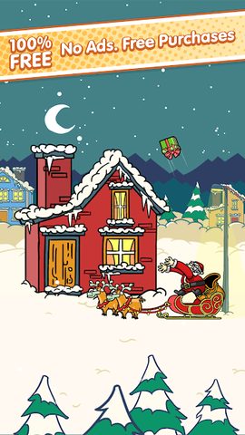 Screenshot 1: Slam Dunk Santa