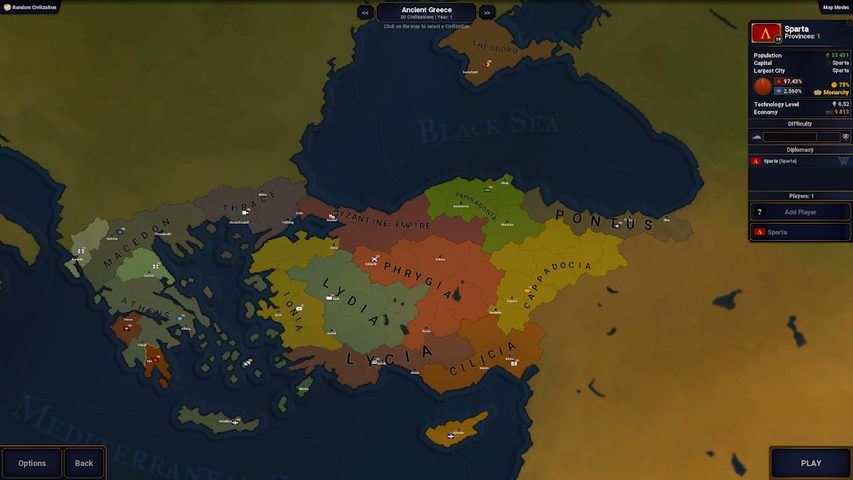Screenshot 1: Age of History II Europe - Lite