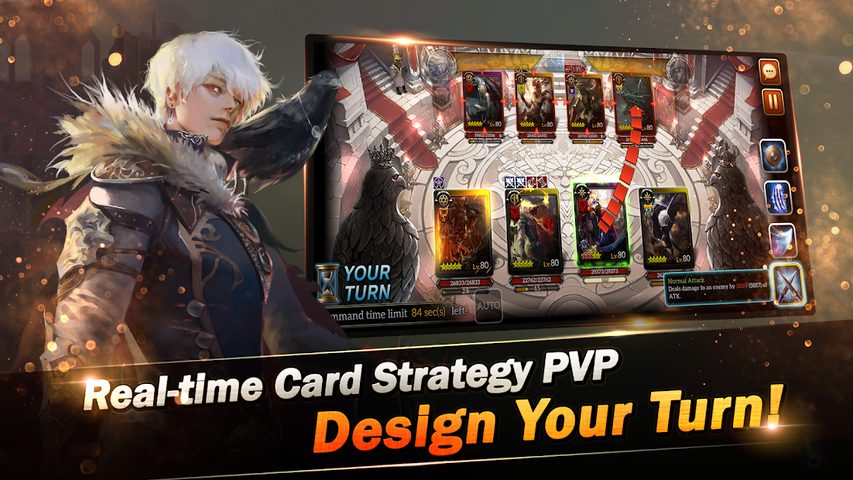 Screenshot 1: Dragon Chronicles - Strategy Card Battle