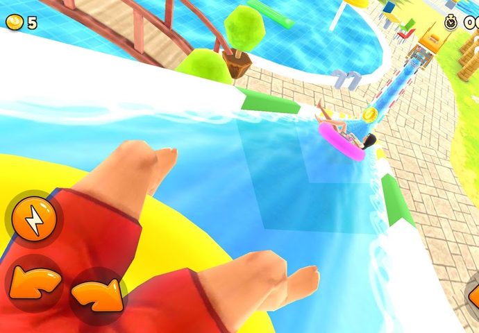 Screenshot 2: Uphill Rush Water Park Racing