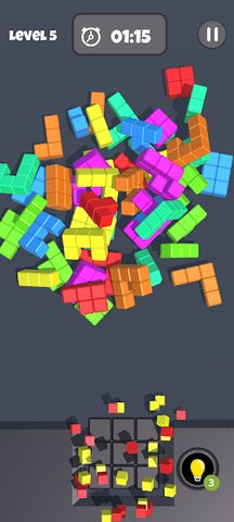 Screenshot 3: Cube Matcher 3D