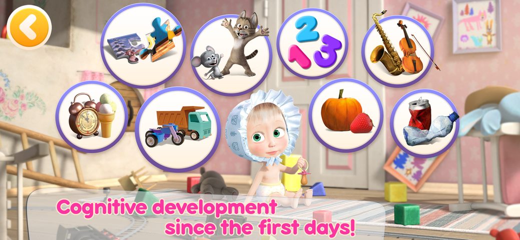 Screenshot 3: Masha and the Bear Kids Games 4+