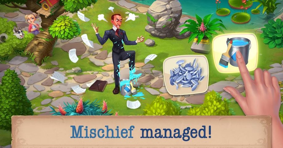 Screenshot 3: Pet Stories: Blast puzzles gam
