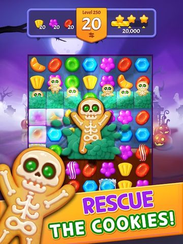 Screenshot 9: Spooky Cookie Party : Sweet Blast Puzzle Games
