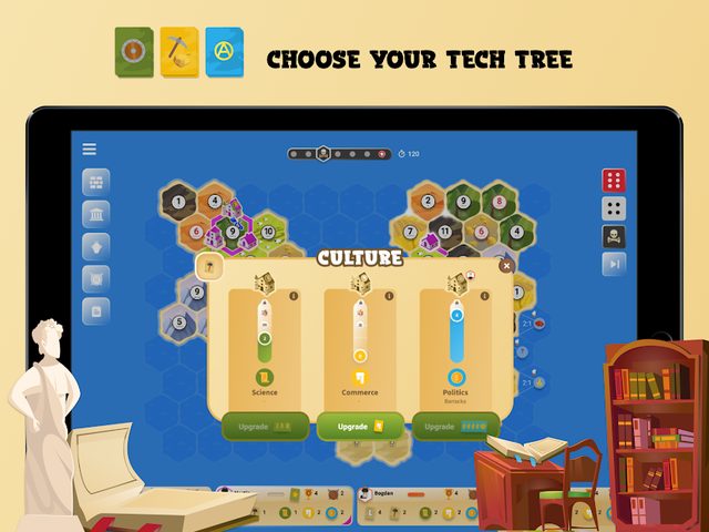 Screenshot 6: Landover - A Hex-Board Strategy Game