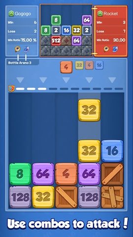 Screenshot 1: Drop Battle: Merge PVP