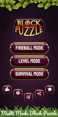Screenshot 1: Block Puzzle : Fireball