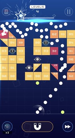 Screenshot 1: Bricks Breaker Origin