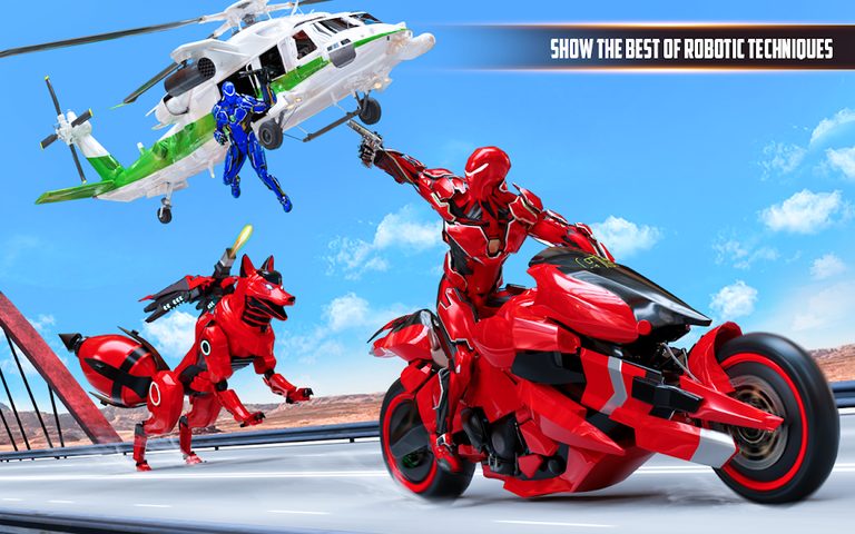 Screenshot 13: Fox Robot Transform Bike Game