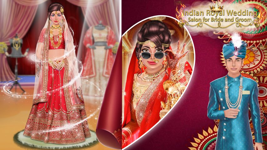 Screenshot 1: Indian Wedding Royal Salon 4+