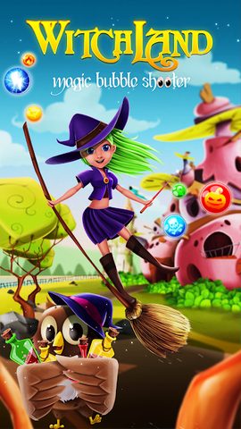 Screenshot 1: Witchland Bubble Shooter 2022