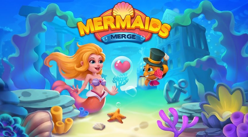 Screenshot 6: Merge Mermaids-magic puzzles