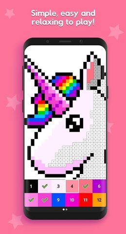 Screenshot 2: Pixel Tap: Color by Number