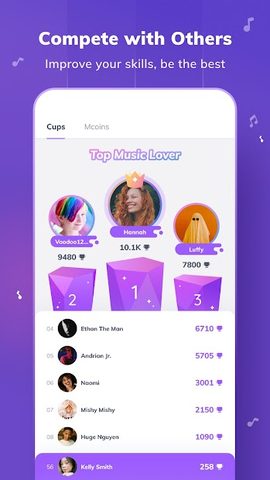 Screenshot 3: Game of Songs - Music Social Platform