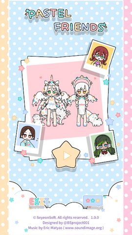 Screenshot 1: Pastel Friends : Dress Up Game