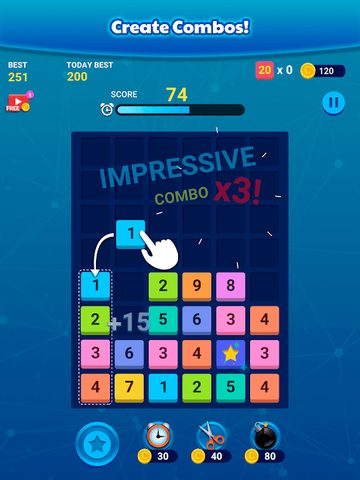 Screenshot 16: Merge Block: Number Puzzle Fun