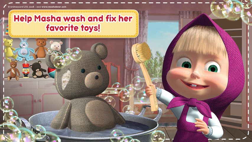 Screenshot 6: Masha and the Bear: House Cleaning Games for Girls