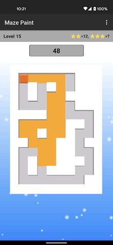 Screenshot 1: Maze Paint