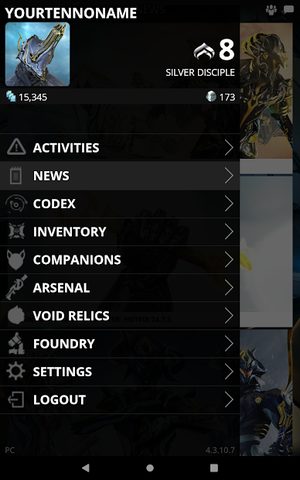 Screenshot 8: Warframe Companion