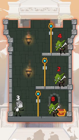Screenshot 10: Stickman Legendary Knight: Pull Pin Level Up
