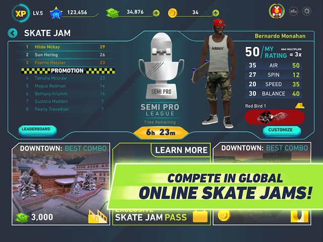 Screenshot 13: Skate Jam - Pro Skateboarding
