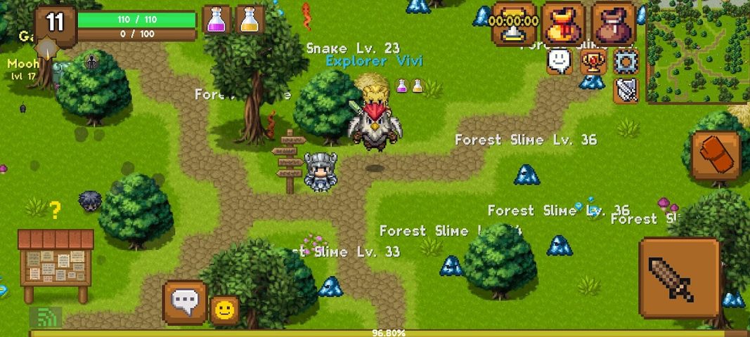 Screenshot 1: Sword of Legacy - MMORPG - RPG - MMO - Retro