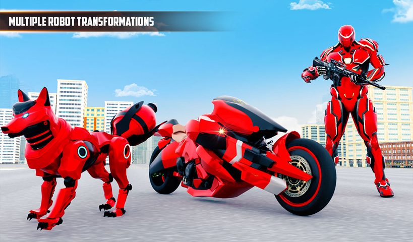 Screenshot 8: Fox Robot Transform Bike Game