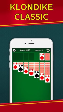 Screenshot 1: Classic Solitaire Klondike - No Ads! Totally Free!