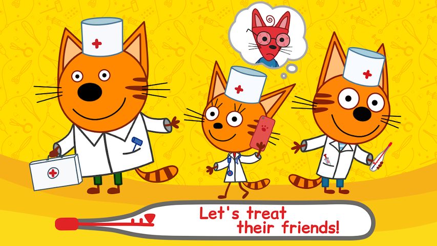 Screenshot 1: Kid-E-Cats Animal Doctor Games