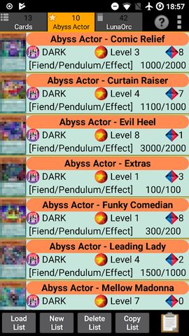 Screenshot 4: Database for Yugioh Cards