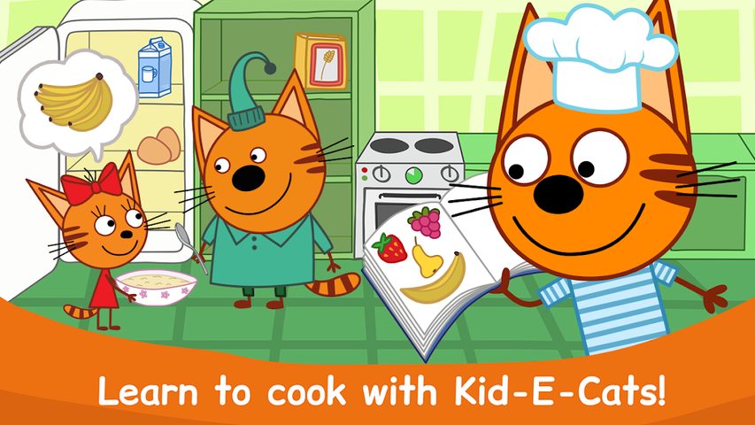 Screenshot 1: Kid-E-Cats: Cooking for Kids!