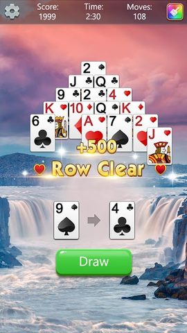 Screenshot 2: Pyramid Solitaire Fun