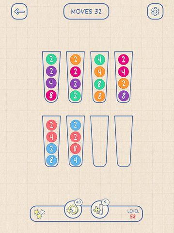 Screenshot 18: Dot Sort・2048 : Color sorting