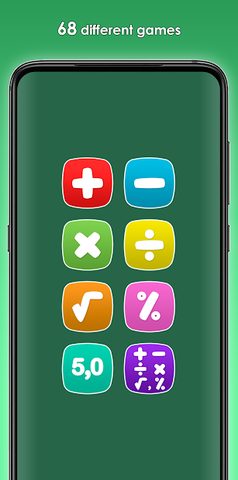 Screenshot 1: Game of addition, subtraction, multiply, division