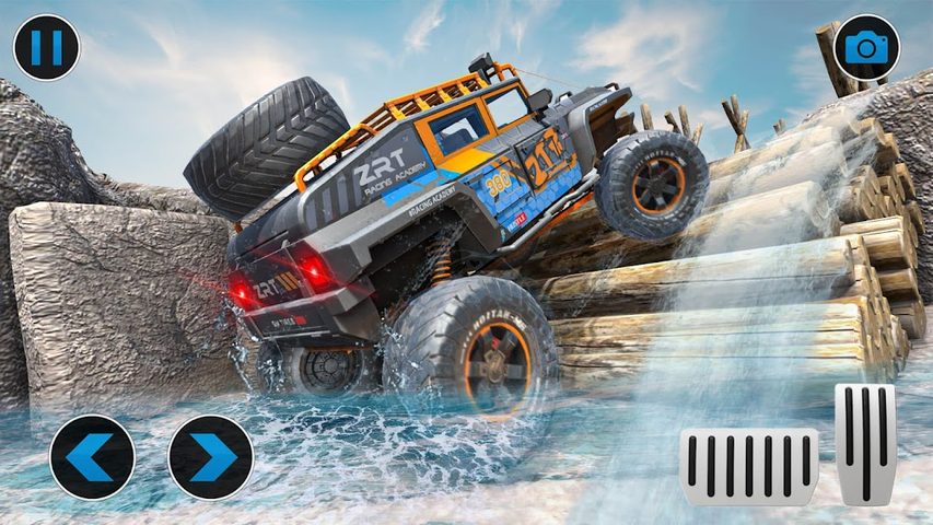 Screenshot 1: Mega Truck Offroad driving games 2021