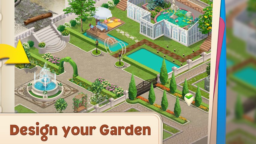 Screenshot 2: Merge Manor : Sunny House