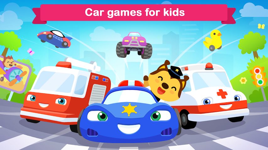 Screenshot 1: Car games for kids ~ toddlers game for 3 year olds