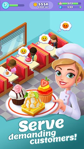 Screenshot 2: Merge Bakery - Idle Dessert T